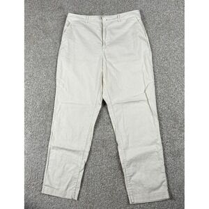 Uniqlo Pants Mens XL Beige Linen Blend Casual Relaxed Fit Lightweight‎ *34x28